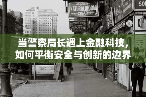 当警察局长遇上金融科技，如何平衡安全与创新的边界？