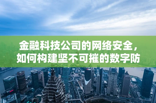 金融科技公司的网络安全，如何构建坚不可摧的数字防线？