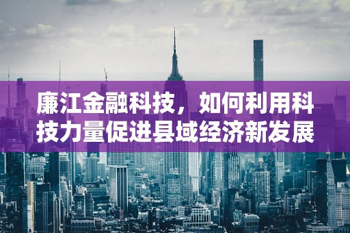 廉江金融科技，如何利用科技力量促进县域经济新发展？