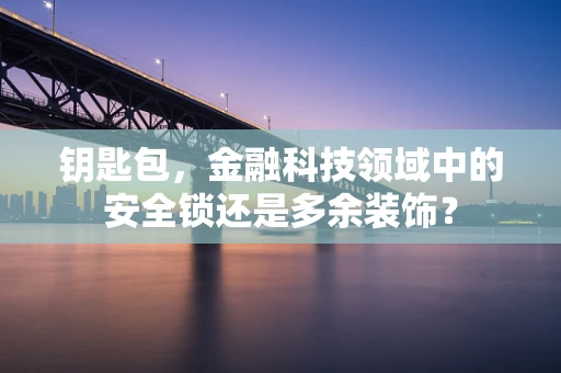 钥匙包，金融科技领域中的安全锁还是多余装饰？