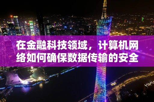 在金融科技领域，计算机网络如何确保数据传输的安全与效率？