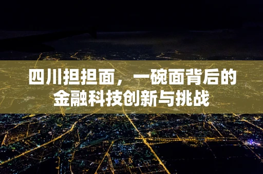 四川担担面，一碗面背后的金融科技创新与挑战