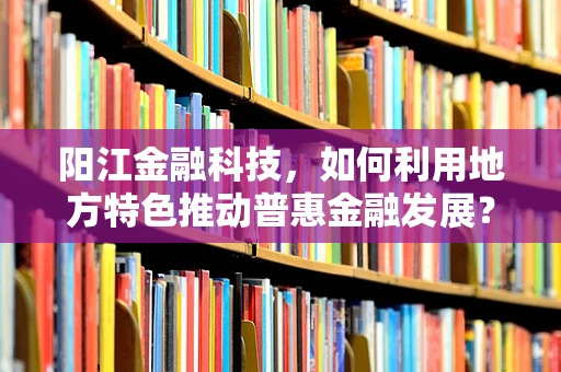 阳江金融科技，如何利用地方特色推动普惠金融发展？