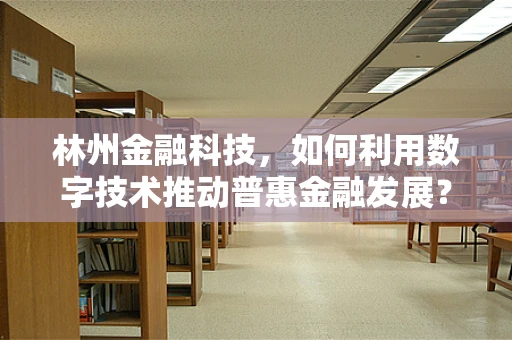 林州金融科技，如何利用数字技术推动普惠金融发展？