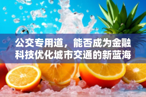 公交专用道，能否成为金融科技优化城市交通的新蓝海？