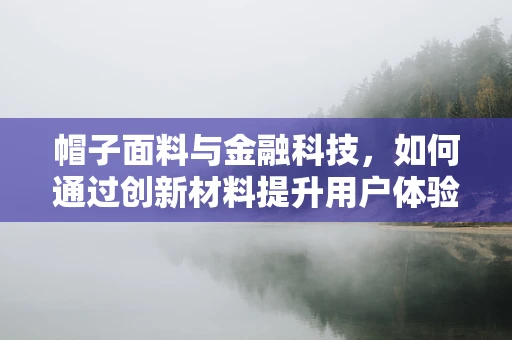 帽子面料与金融科技，如何通过创新材料提升用户体验？