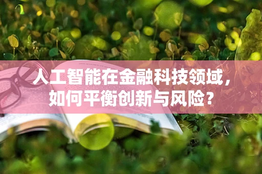 人工智能在金融科技领域，如何平衡创新与风险？