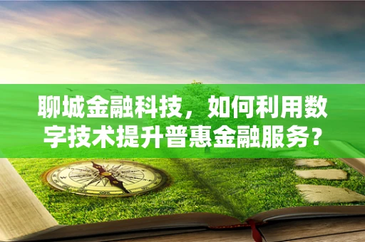 聊城金融科技，如何利用数字技术提升普惠金融服务？