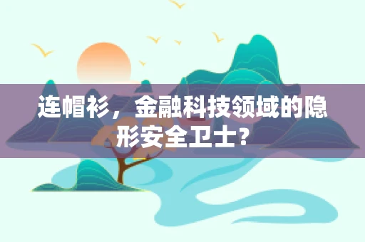 连帽衫，金融科技领域的隐形安全卫士？