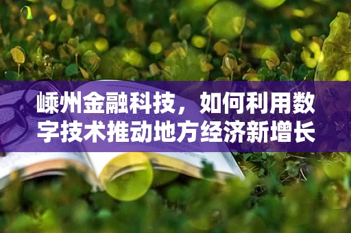 嵊州金融科技，如何利用数字技术推动地方经济新增长？