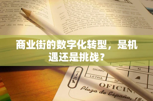 商业街的数字化转型，是机遇还是挑战？