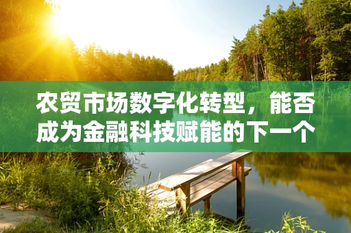 农贸市场数字化转型，能否成为金融科技赋能的下一个蓝海？