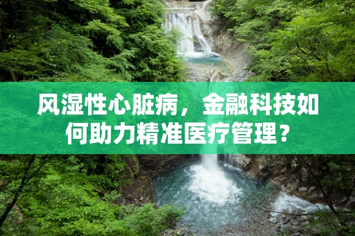 风湿性心脏病，金融科技如何助力精准医疗管理？